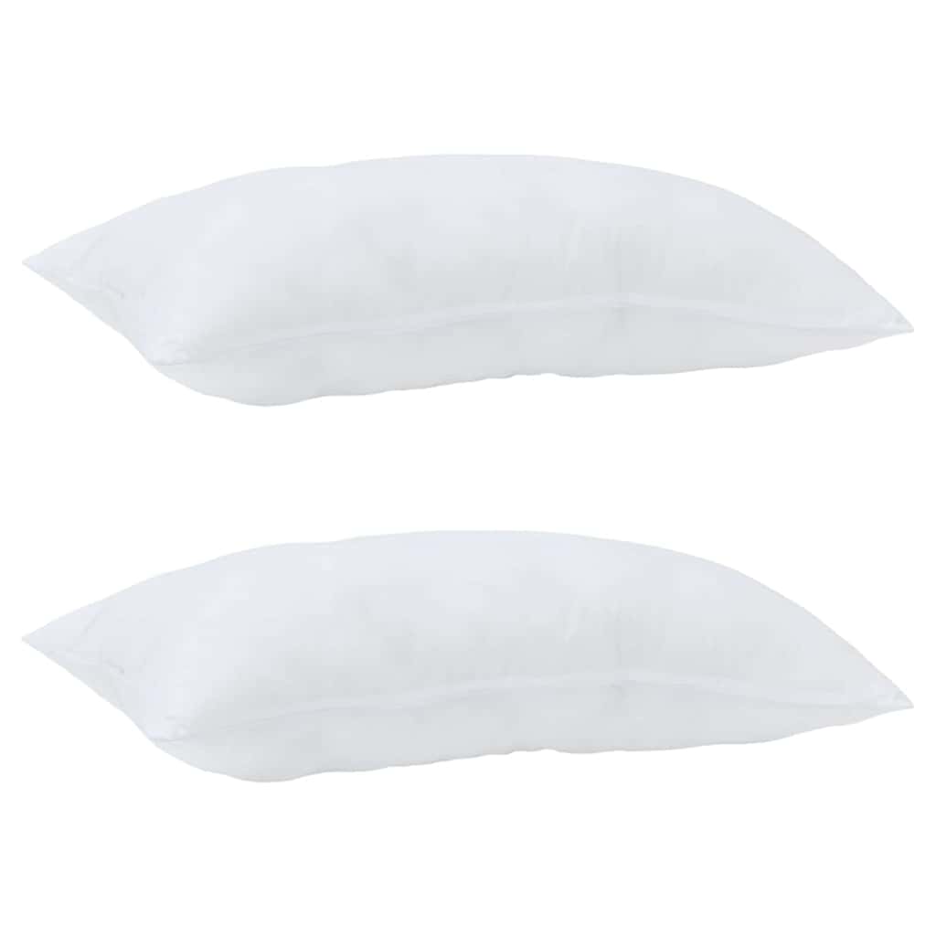 Conjunto de Edredom 3 pcs Branco Microfibra e Penas de Ganso