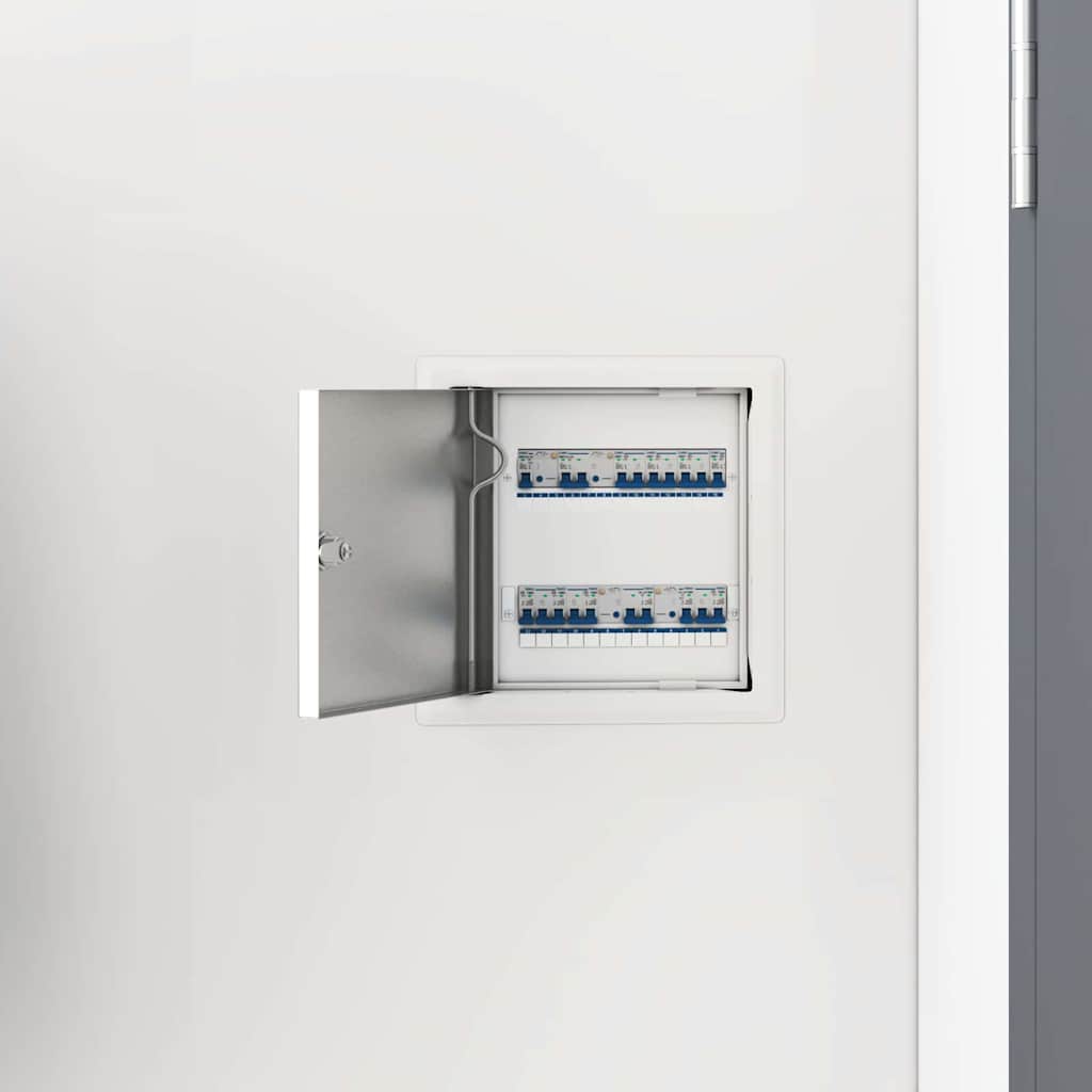 Painel de Acesso 2 pcs Branco 20 x 20 cm Aço