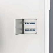 Painel de Acesso 2 pcs Branco 20 x 20 cm Aço