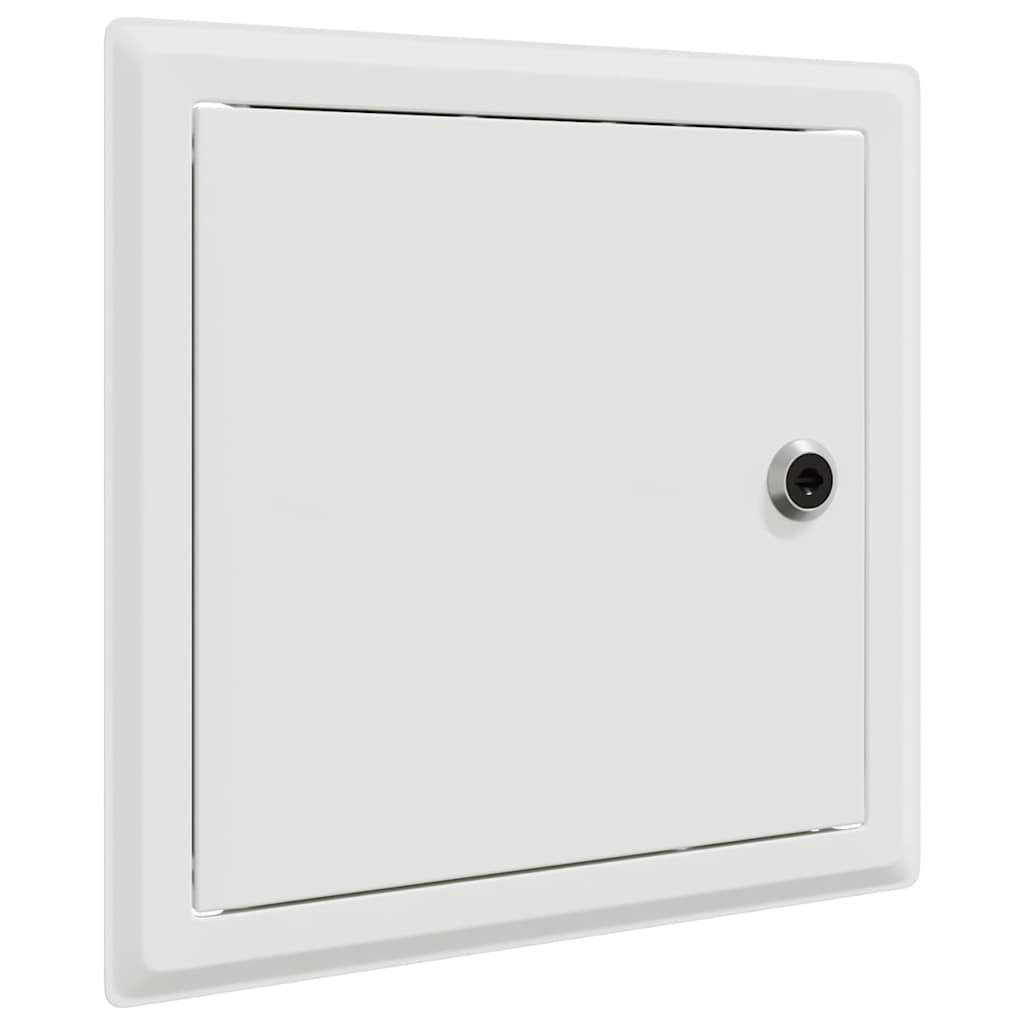 Painel de Acesso 2 pcs Branco 20 x 20 cm Aço