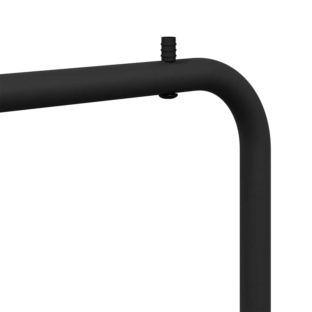 Suporte para Roupas com prateleira Preto 100 x 56 x 154 cm Aço