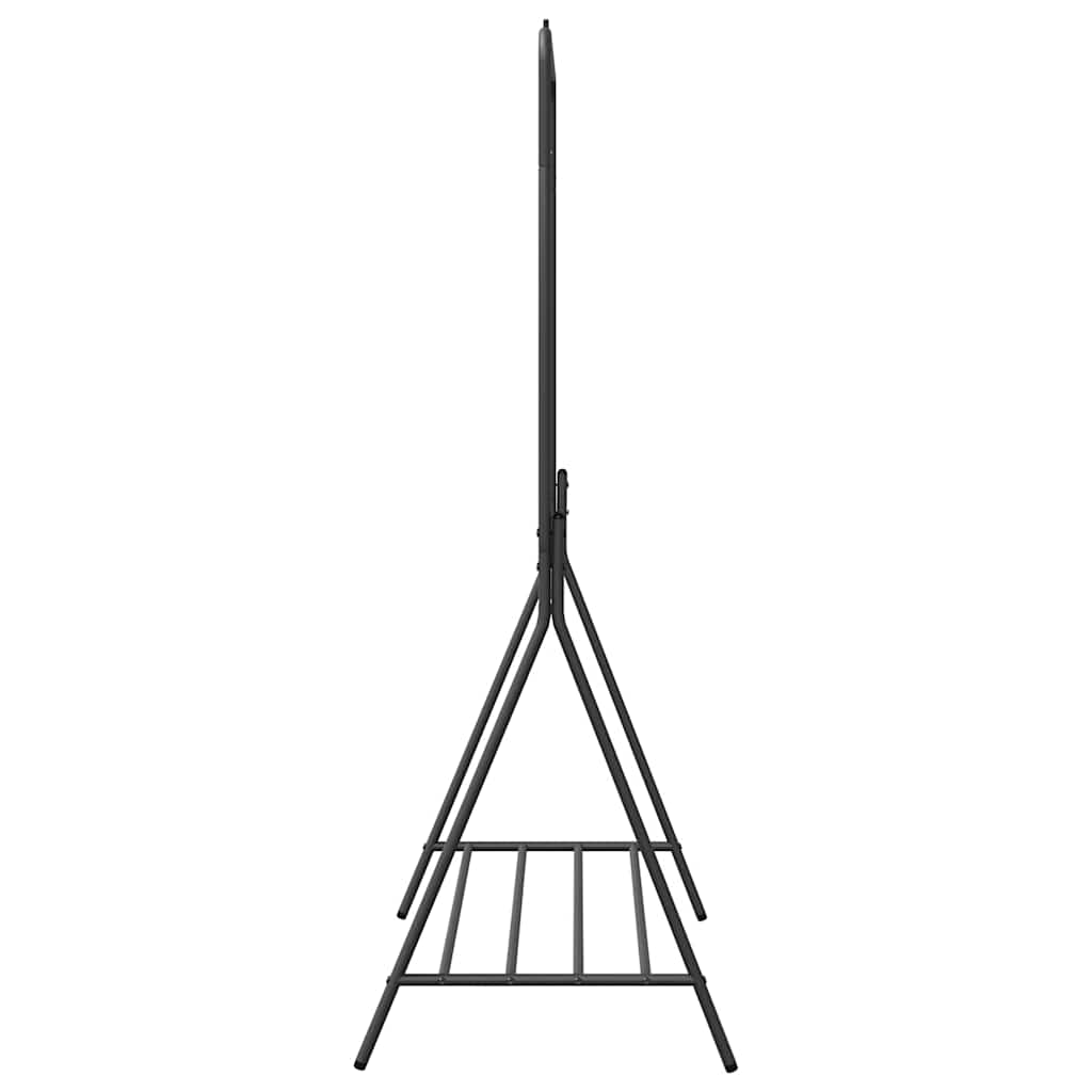 Suporte para Roupas com prateleira Preto 100 x 56 x 154 cm Aço