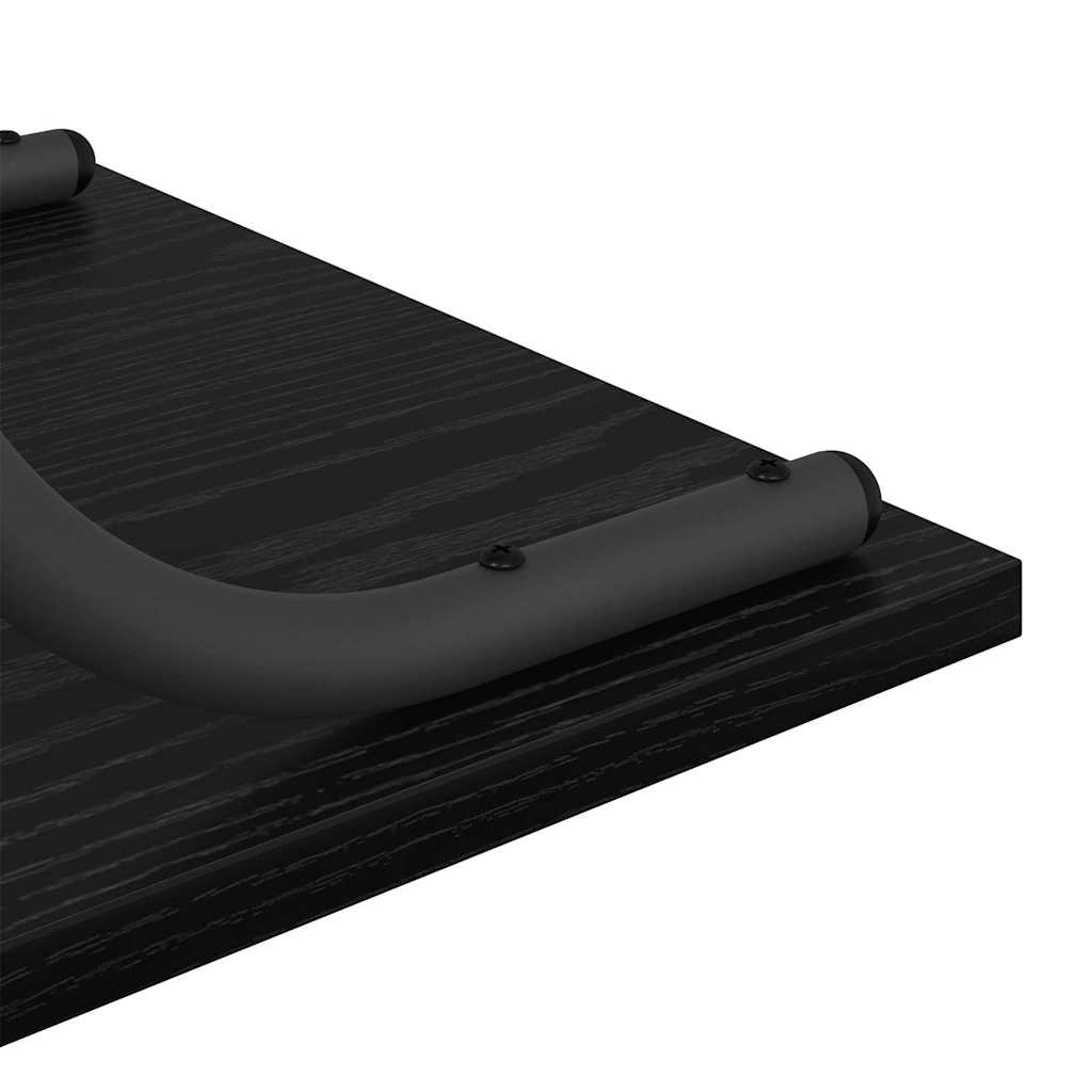 Aparador Carvalho preto 101 x 35 x 80.5 cm Madeira processada