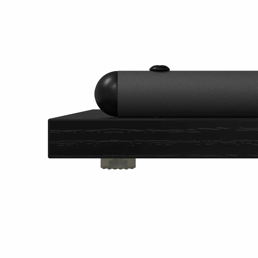 Aparador Carvalho preto 101 x 35 x 80.5 cm Madeira processada