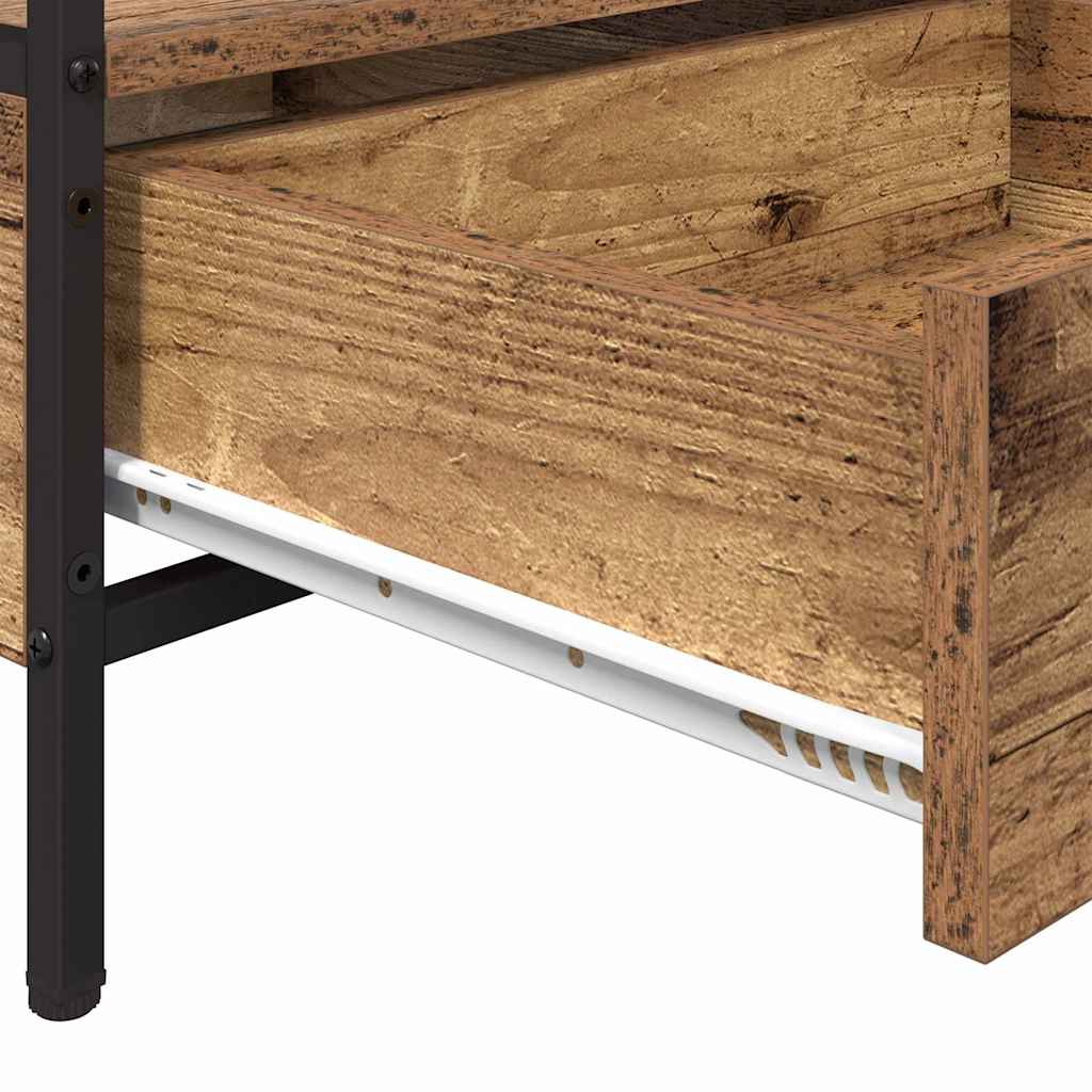 Mesa de centro with Drawer Madeira antiga 100 x 51 x 45 cm