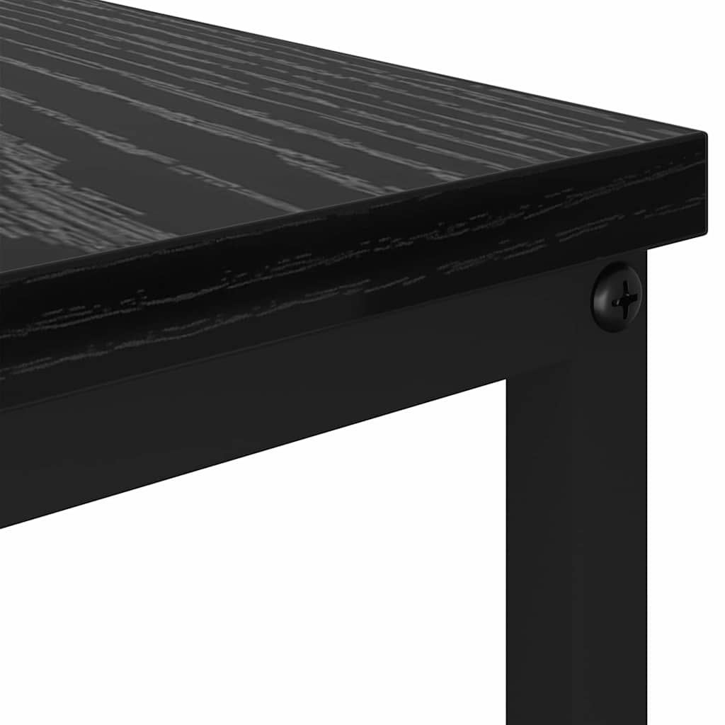 Mesa de centro with Drawer Carvalho preto 100 x 51 x 45 cm
