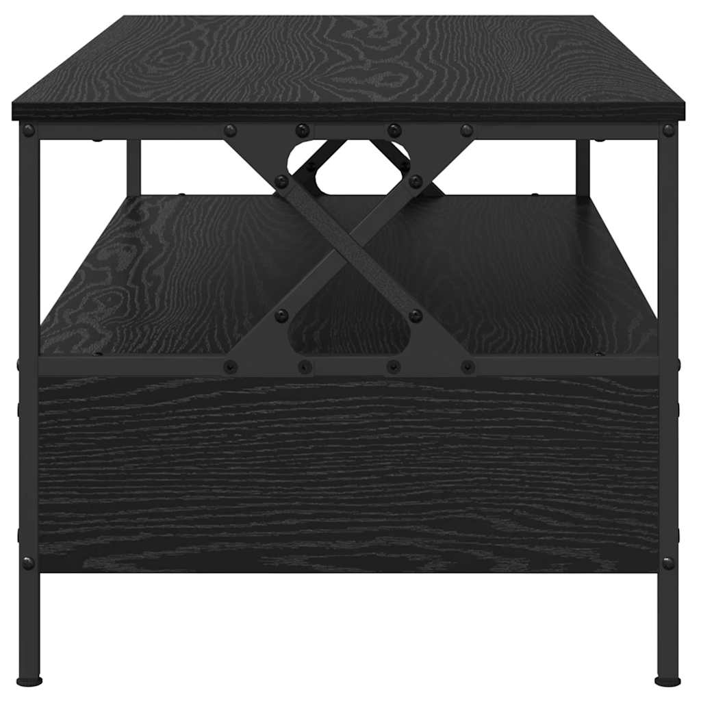 Mesa de centro with Drawer Carvalho preto 100 x 51 x 45 cm