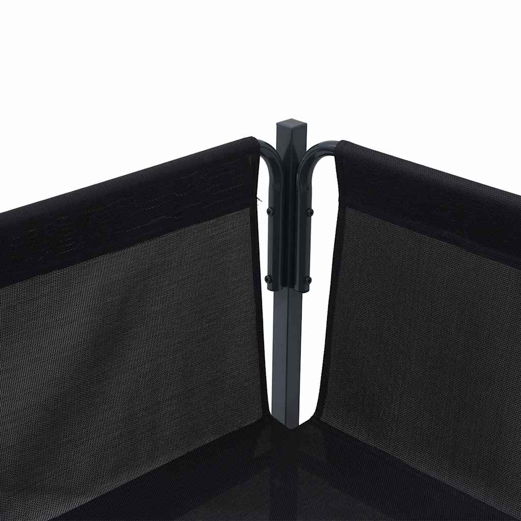 Conjunto de Sofá de Jardim 8 pcs Cinzento-escuro Aço