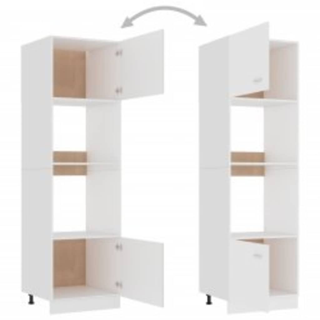 Armário para micro-ondas “Lyon” 60x57x207 cm branco