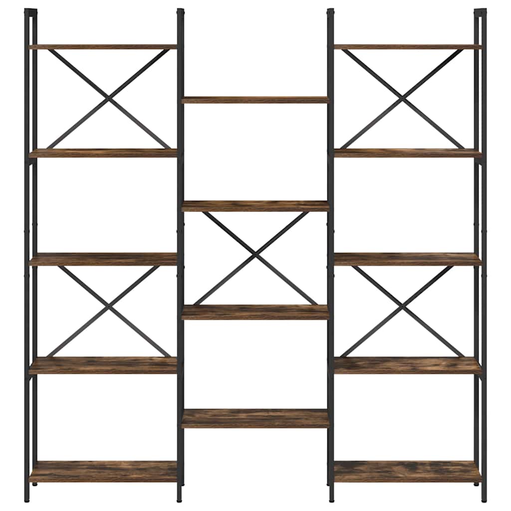 Estante Carvalho fumado 156 x 25 x 167.5 cm Madeira processada