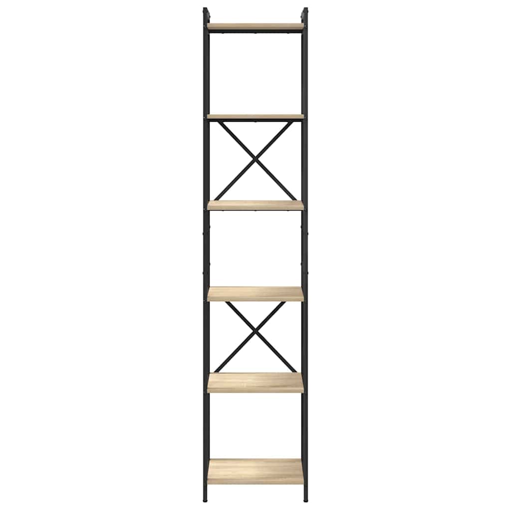 Estante Carvalho sonoma 40 x 30 x 188 cm Madeira processada