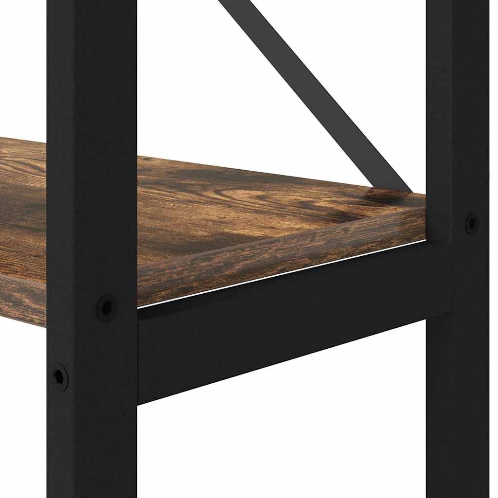 Estante Carvalho fumado 40 x 30 x 188 cm Madeira processada