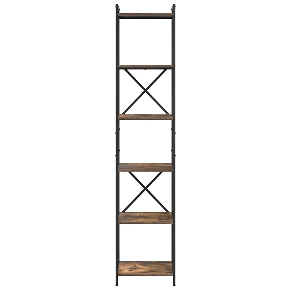 Estante Carvalho fumado 40 x 30 x 188 cm Madeira processada