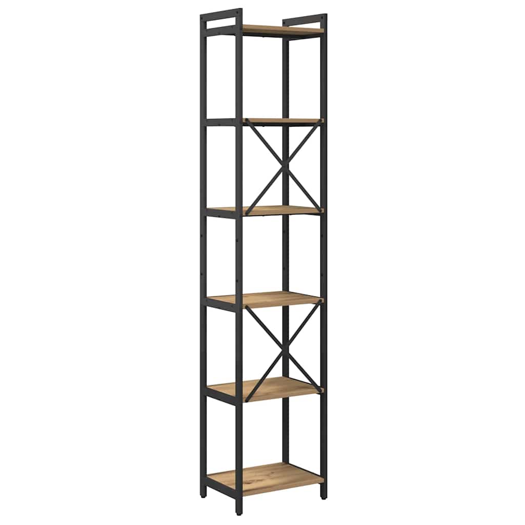 Estante carvalho artisiano 40 x 30 x 188 cm Madeira processada