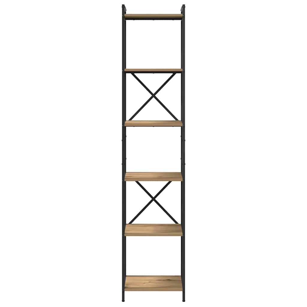 Estante carvalho artisiano 40 x 30 x 188 cm Madeira processada