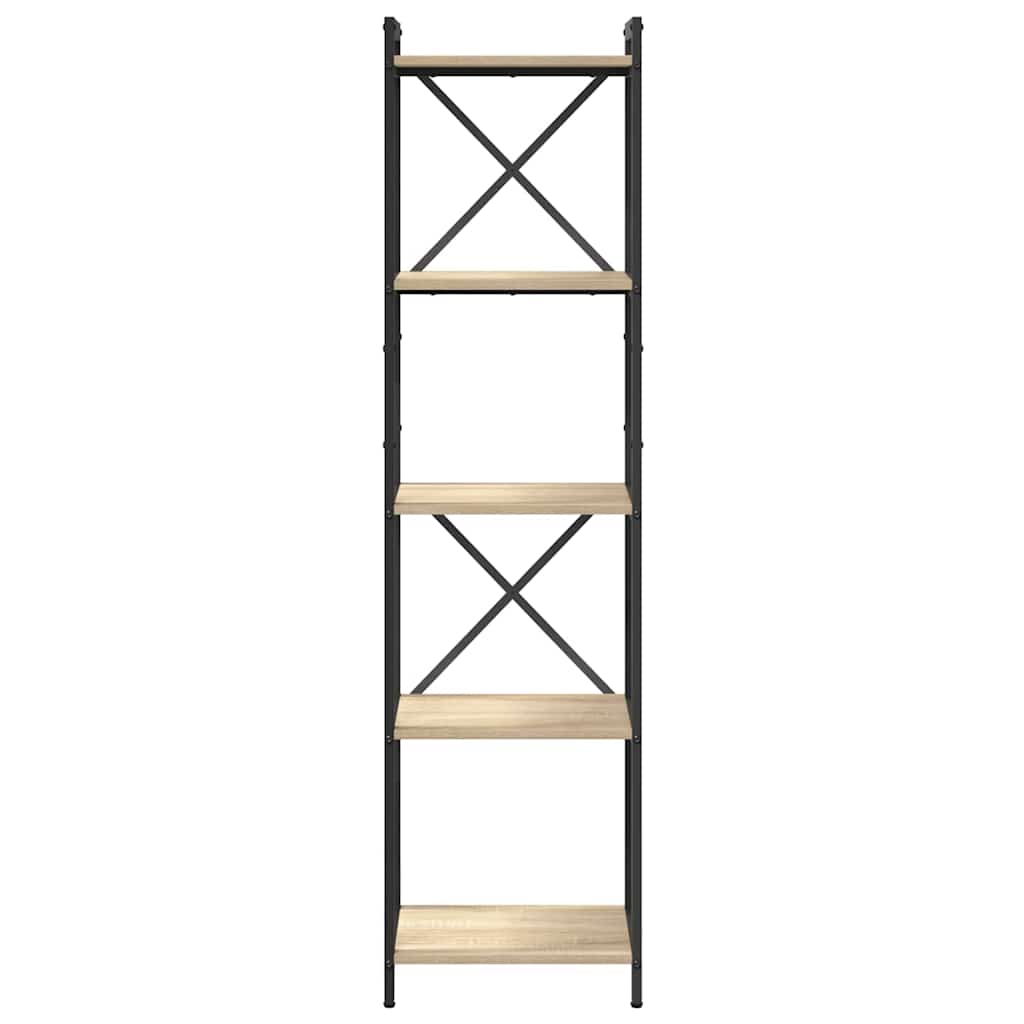 Estante Carvalho sonoma 40 x 30 x 153 cm Madeira processada