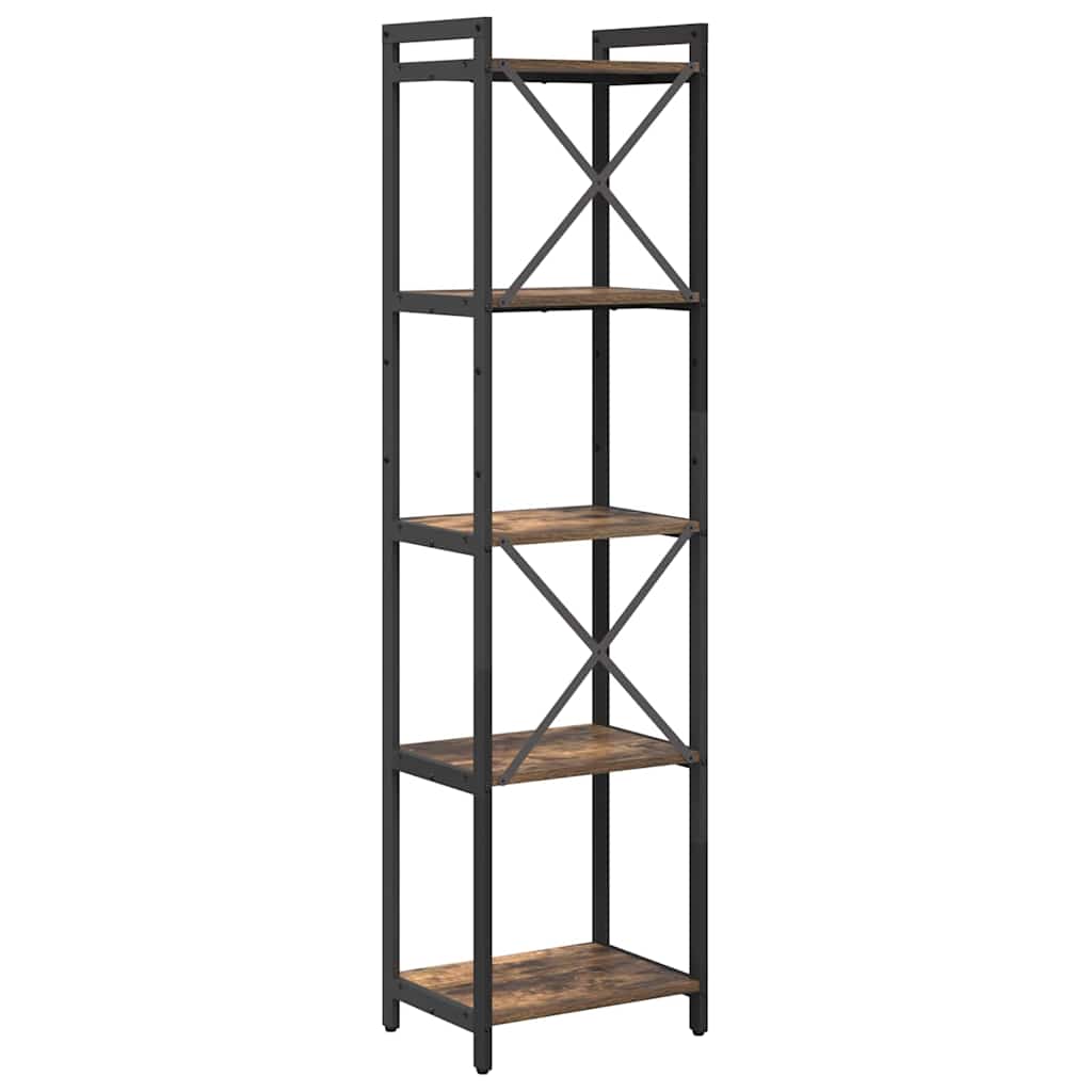 Estante Carvalho fumado 40 x 30 x 153 cm Madeira processada