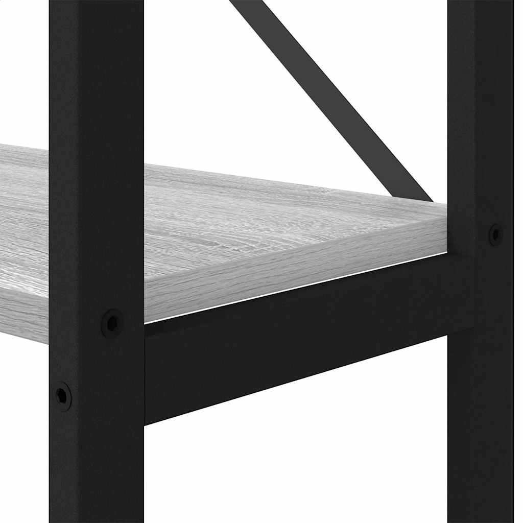 Estante Sonoma cinzento 40 x 30 x 153 cm Madeira processada