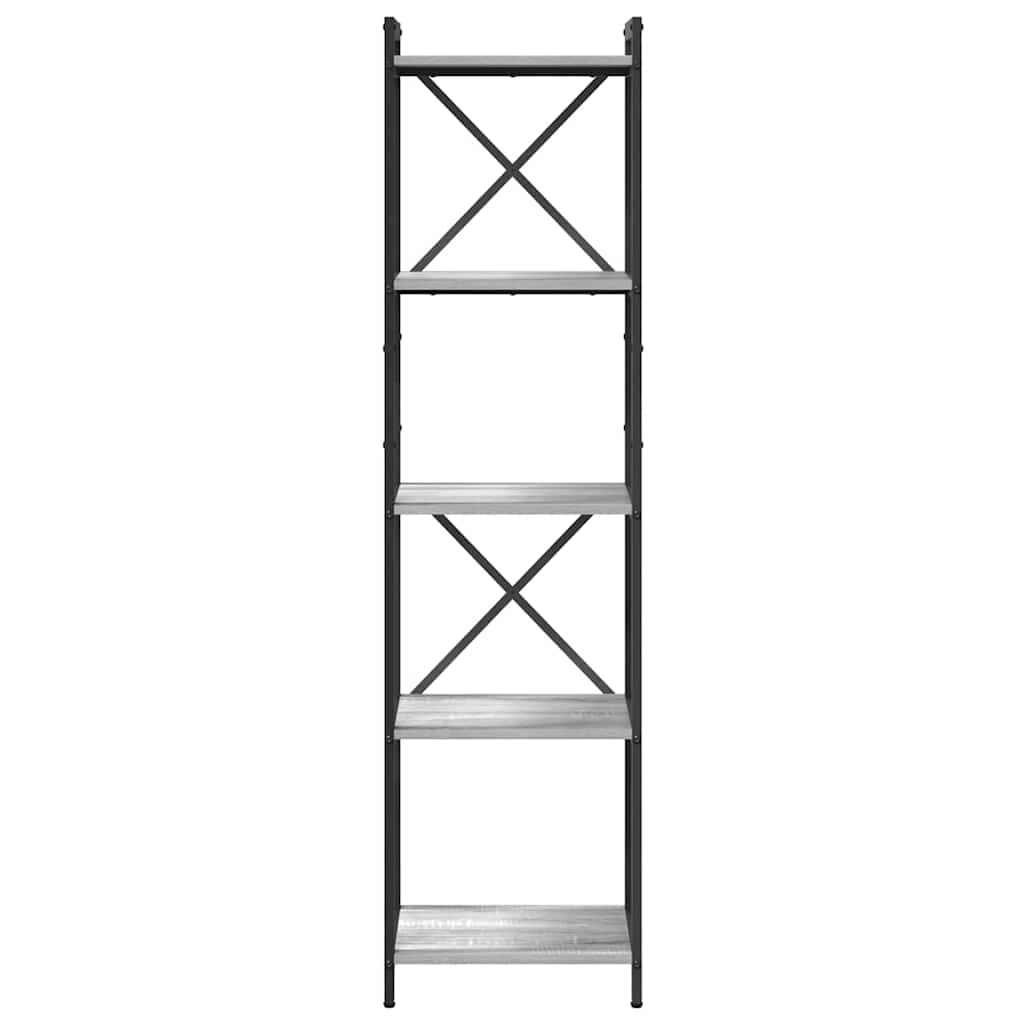 Estante Sonoma cinzento 40 x 30 x 153 cm Madeira processada