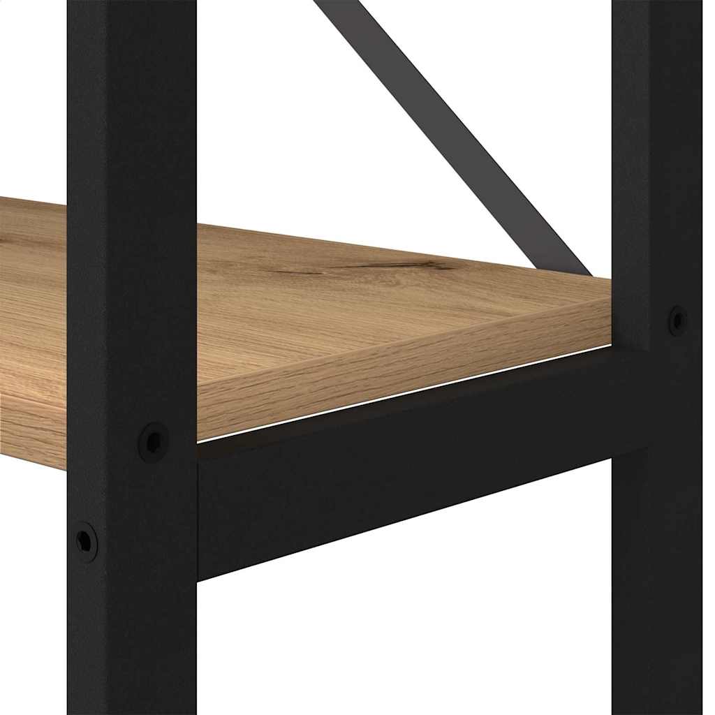 Estante carvalho artisiano 40 x 30 x 153 cm Madeira processada