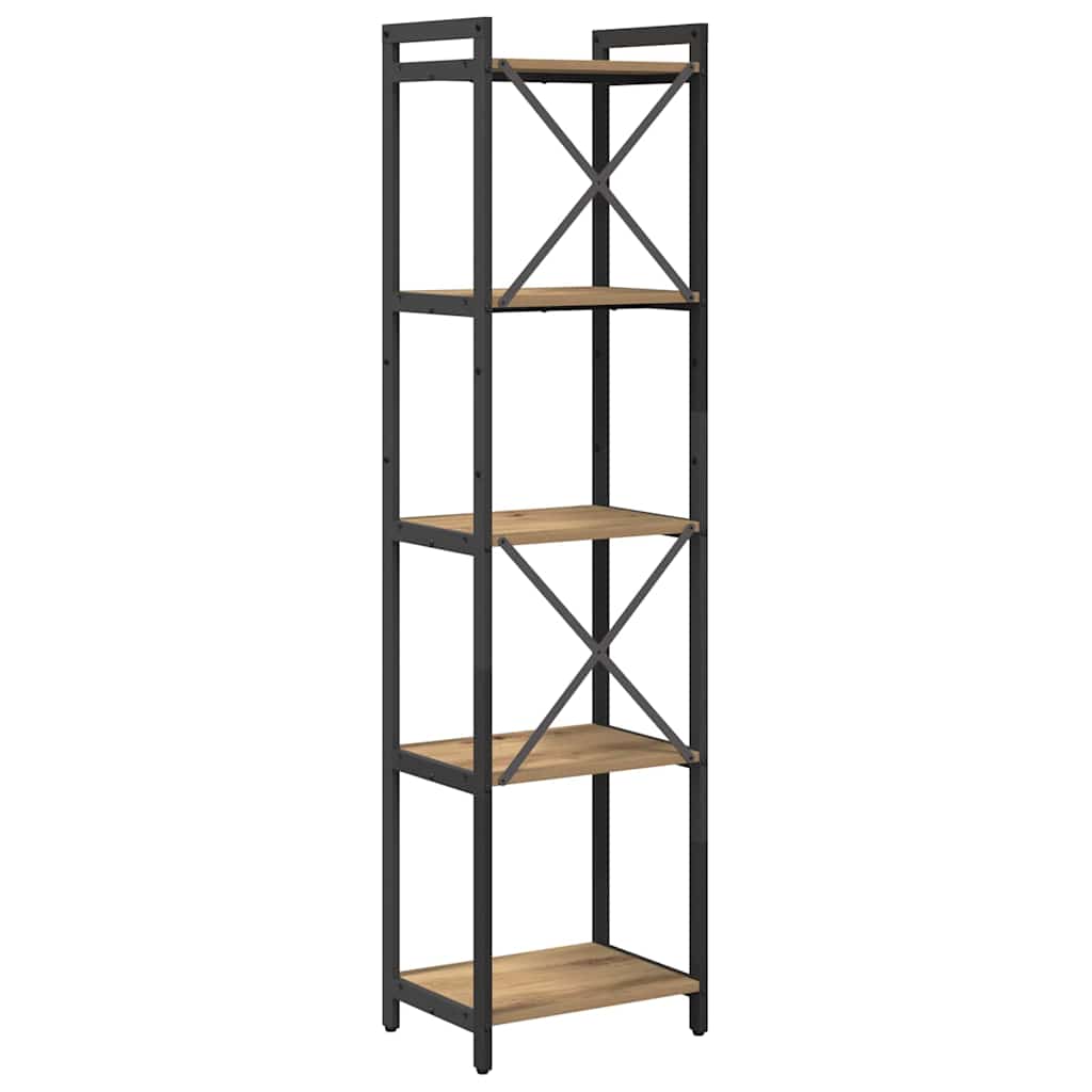 Estante carvalho artisiano 40 x 30 x 153 cm Madeira processada