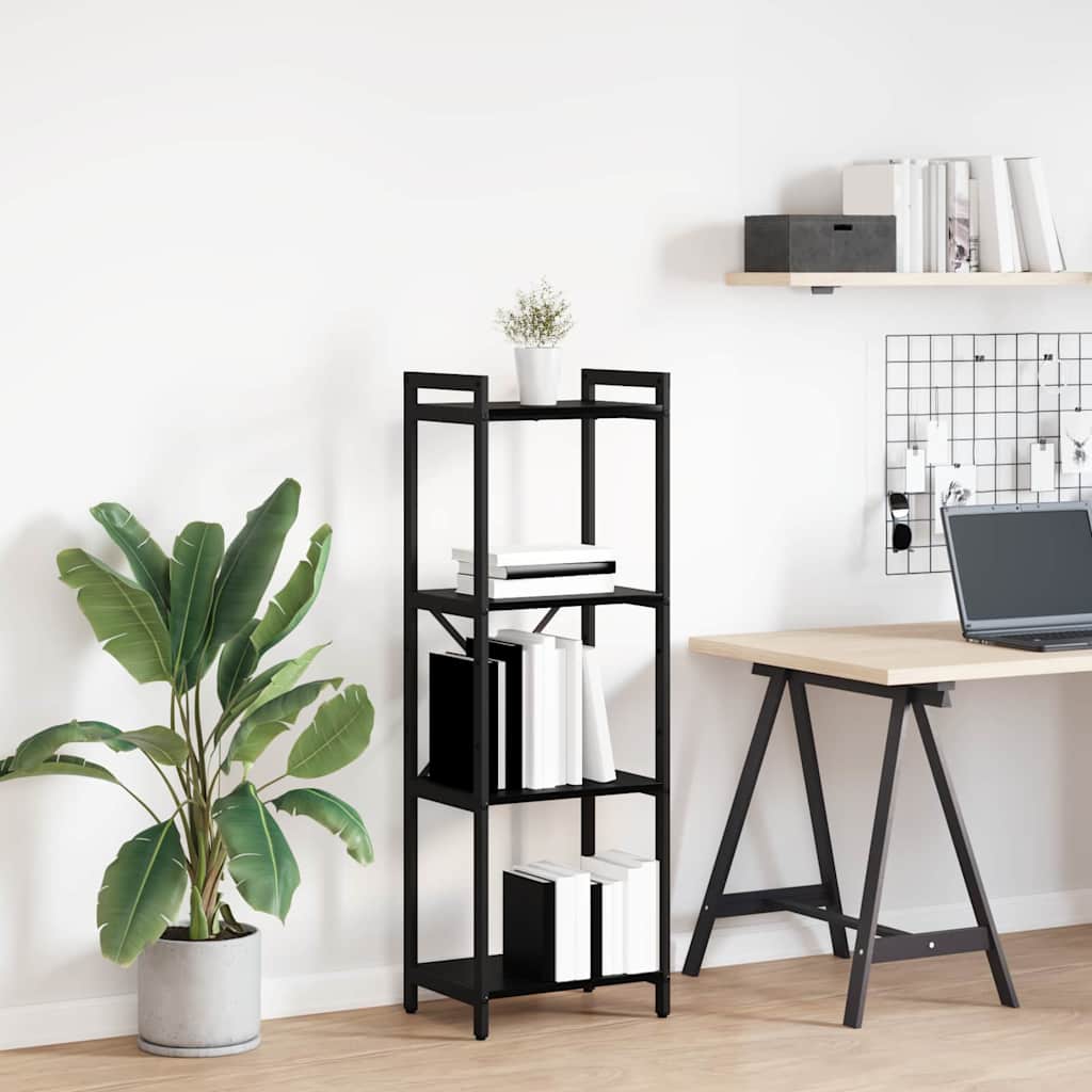 Estante Carvalho preto 40 x 30 x 118 cm Madeira processada