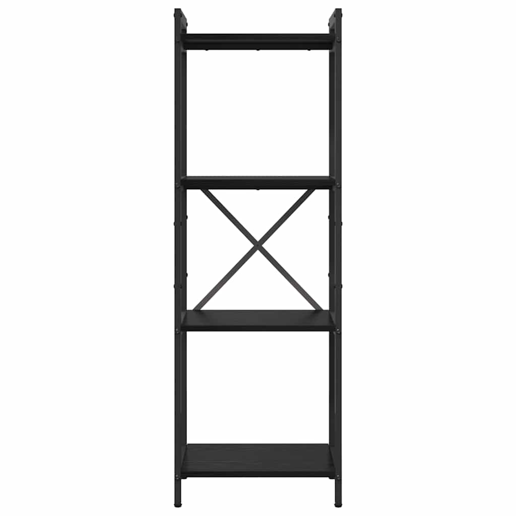 Estante Carvalho preto 40 x 30 x 118 cm Madeira processada