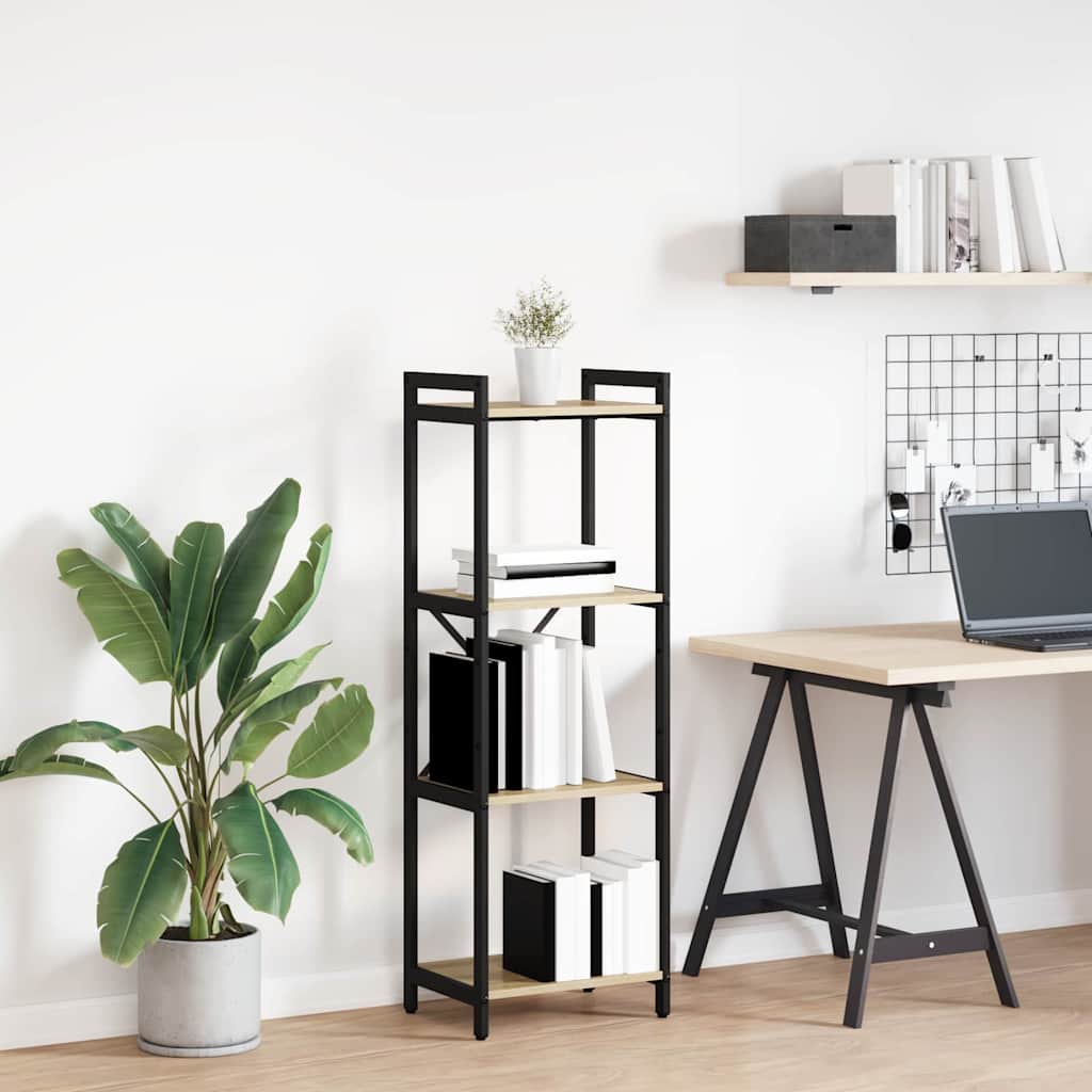 Estante Carvalho sonoma 40 x 30 x 118 cm Madeira processada