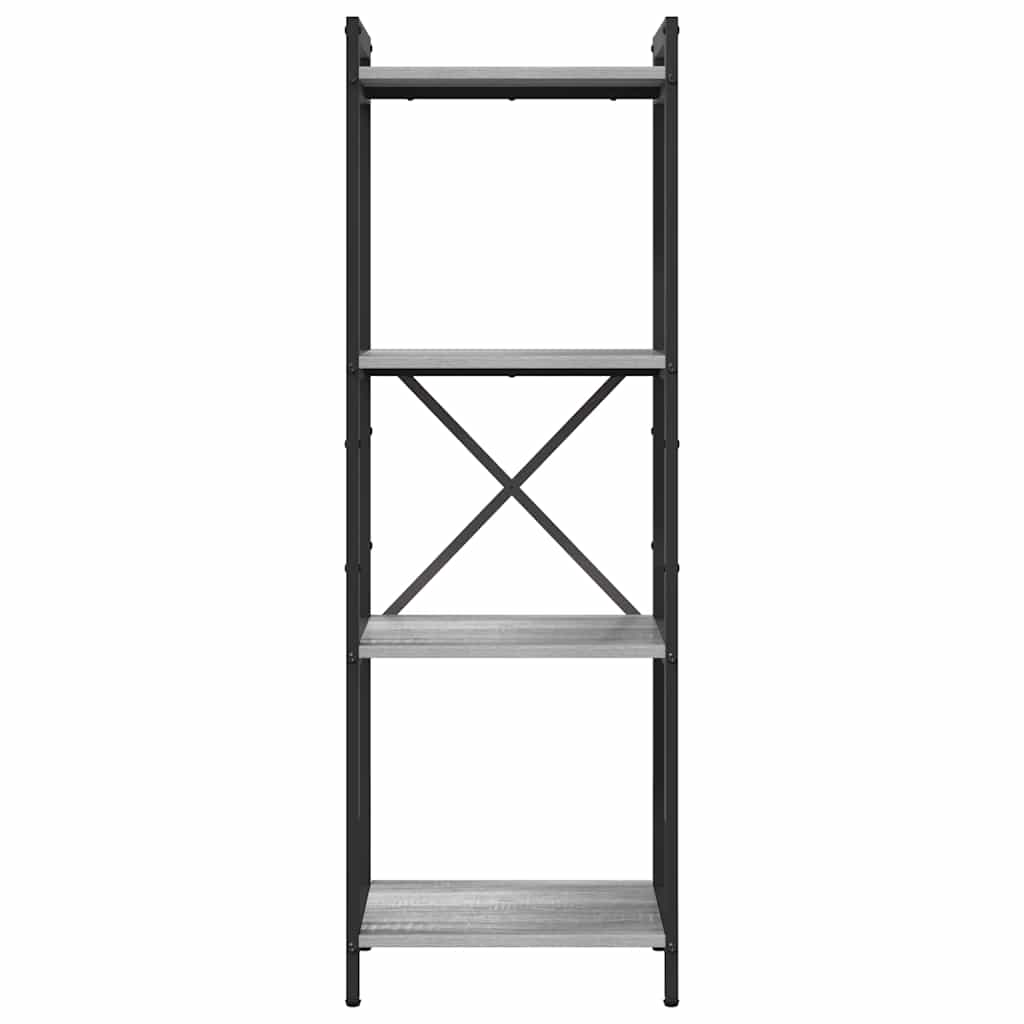 Estante Sonoma cinzento 40 x 30 x 118 cm Madeira processada
