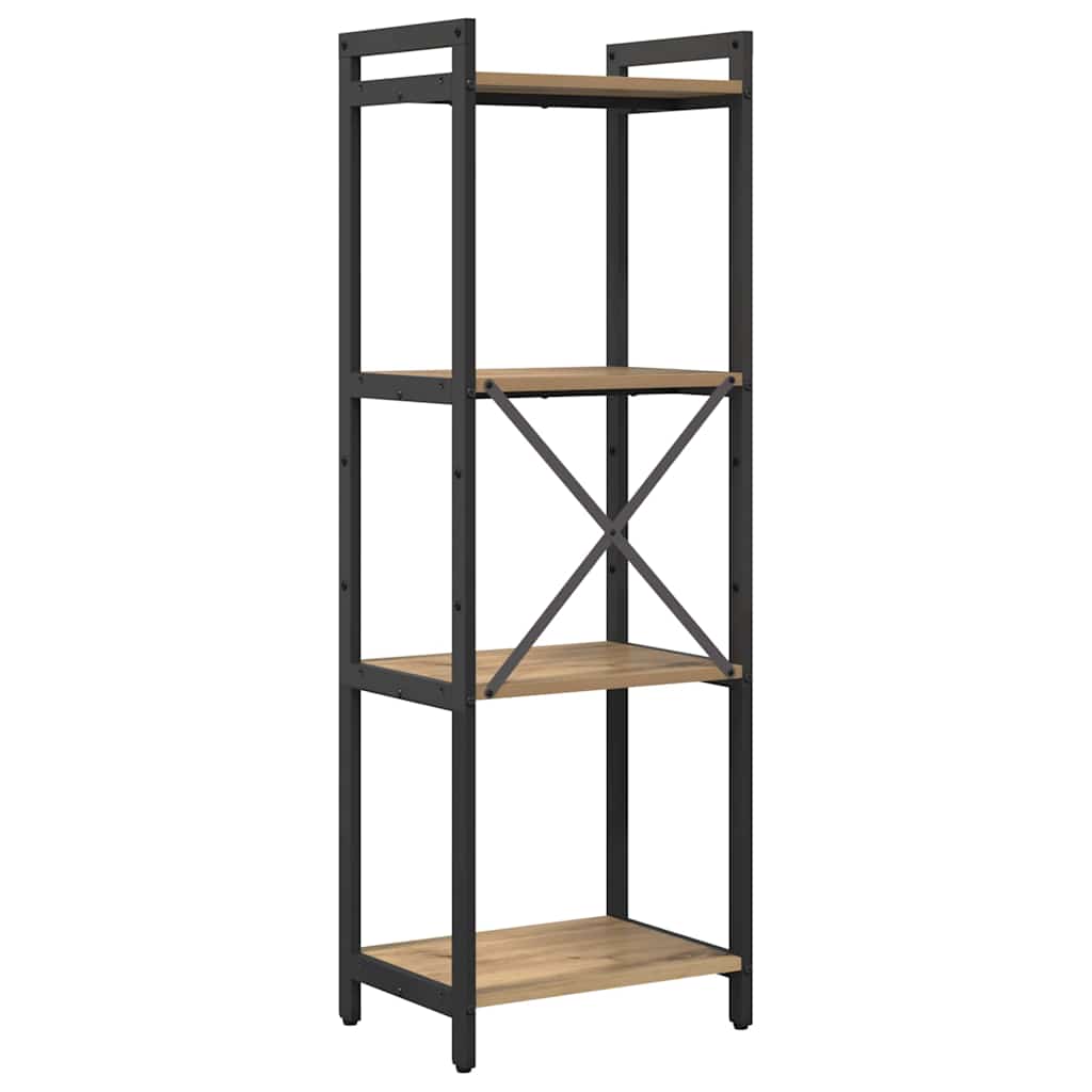 Estante carvalho artisiano 40 x 30 x 118 cm Madeira processada