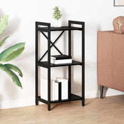 Estante Carvalho preto 40 x 30 x 83 cm Madeira processada