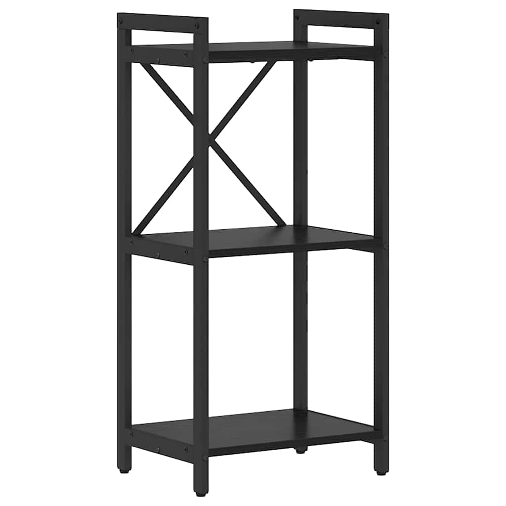 Estante Carvalho preto 40 x 30 x 83 cm Madeira processada