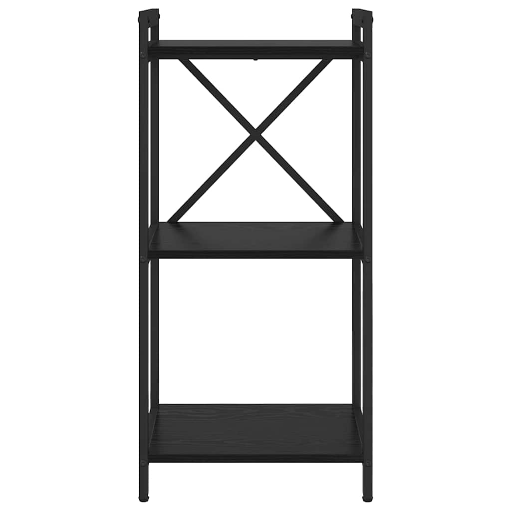 Estante Carvalho preto 40 x 30 x 83 cm Madeira processada