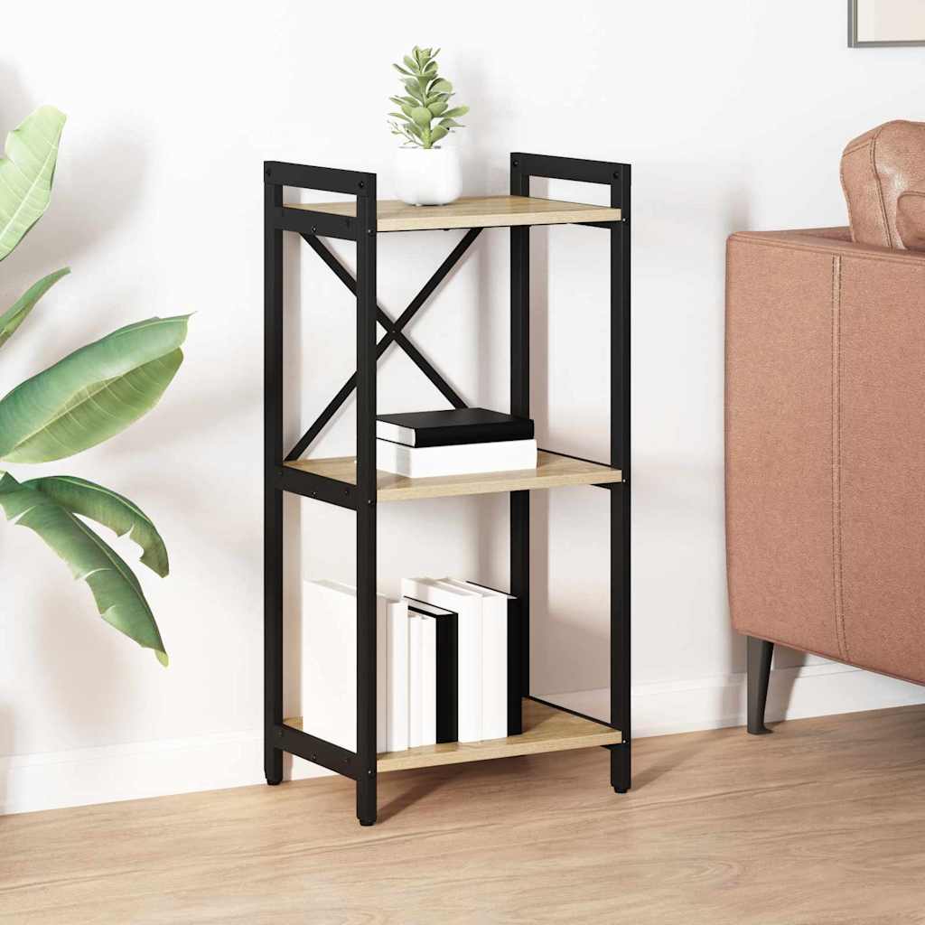 Estante Carvalho sonoma 40 x 30 x 83 cm Madeira processada