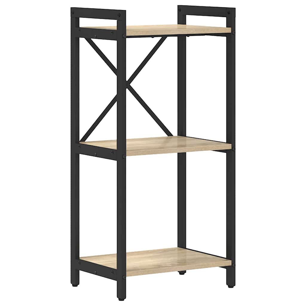 Estante Carvalho sonoma 40 x 30 x 83 cm Madeira processada