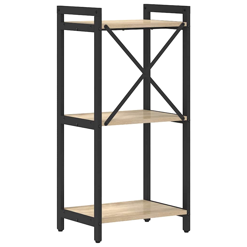 Estante Carvalho sonoma 40 x 30 x 83 cm Madeira processada