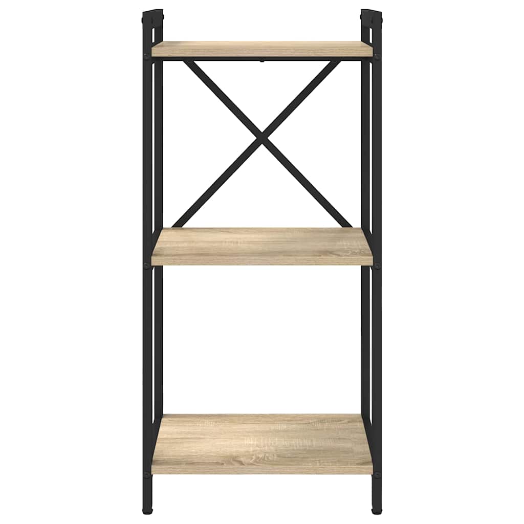 Estante Carvalho sonoma 40 x 30 x 83 cm Madeira processada