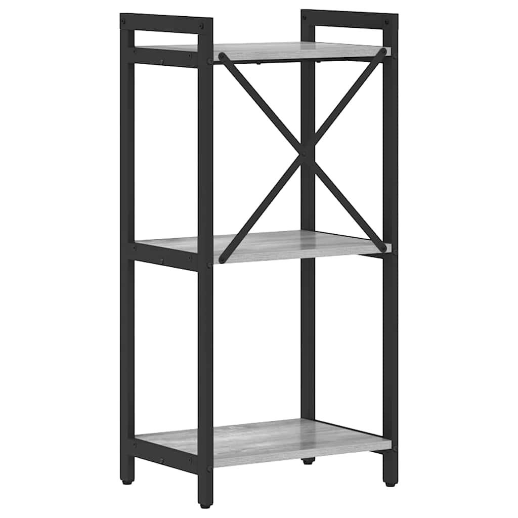 Estante Sonoma cinzento 40 x 30 x 83 cm Madeira processada