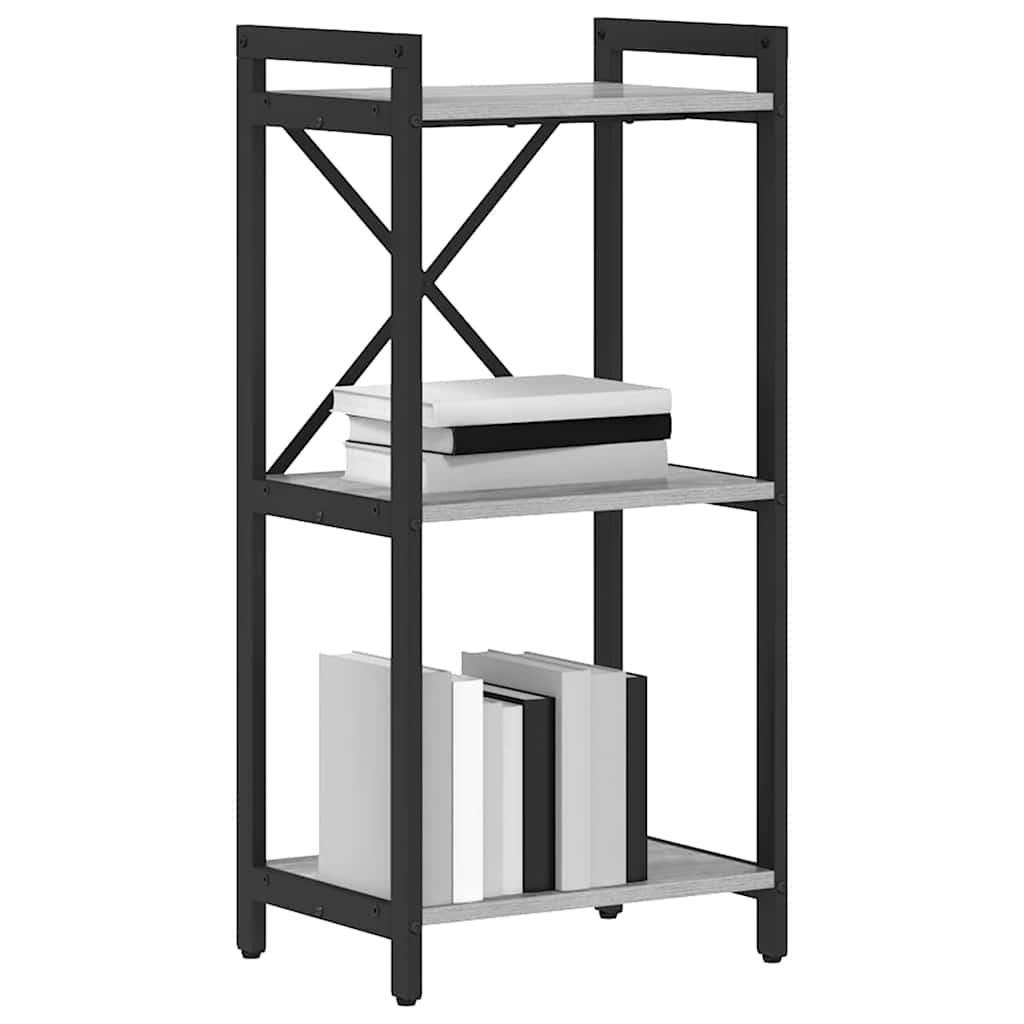 Estante Sonoma cinzento 40 x 30 x 83 cm Madeira processada