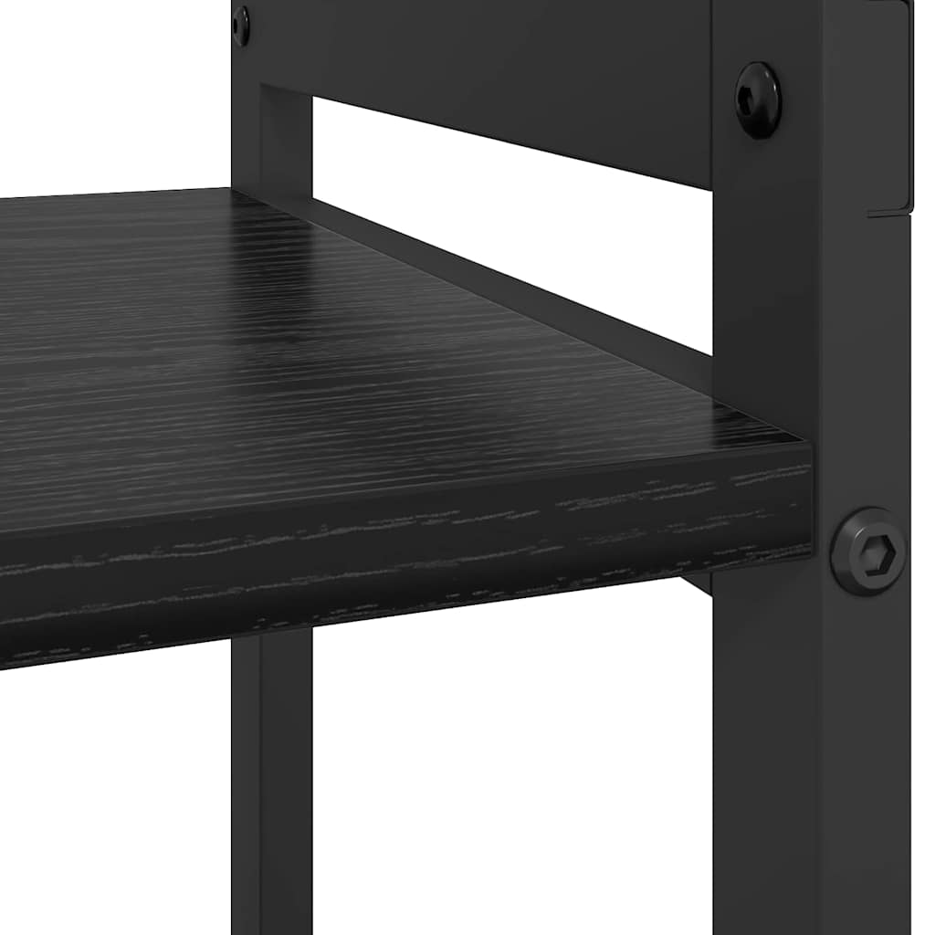 Estante Carvalho preto 40 x 30 x 48.5 cm Madeira processada