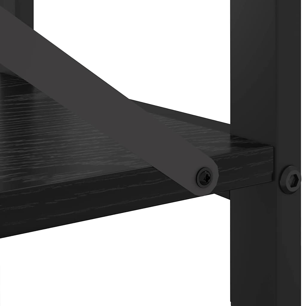 Estante Carvalho preto 40 x 30 x 48.5 cm Madeira processada