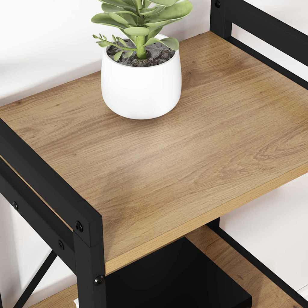 Estante carvalho artisiano 40 x 30 x 48.5 cm Madeira processada