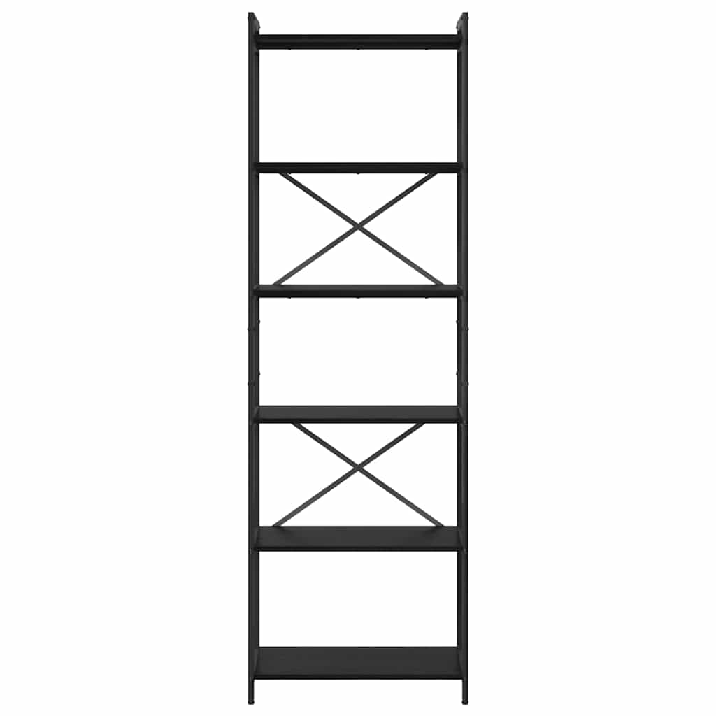 Estante Carvalho preto 60 x 30 x 188 cm Madeira processada