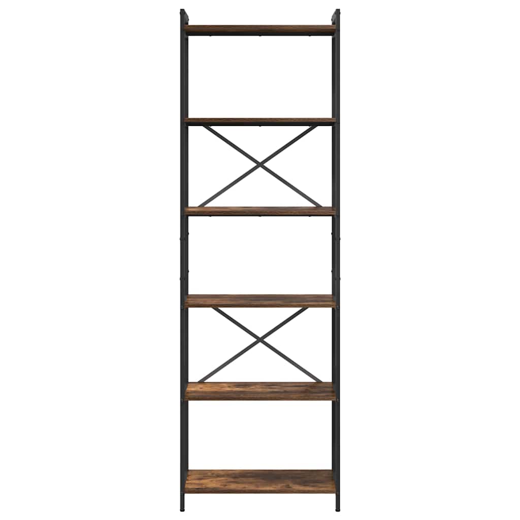 Estante Carvalho fumado 60 x 30 x 188 cm Madeira processada