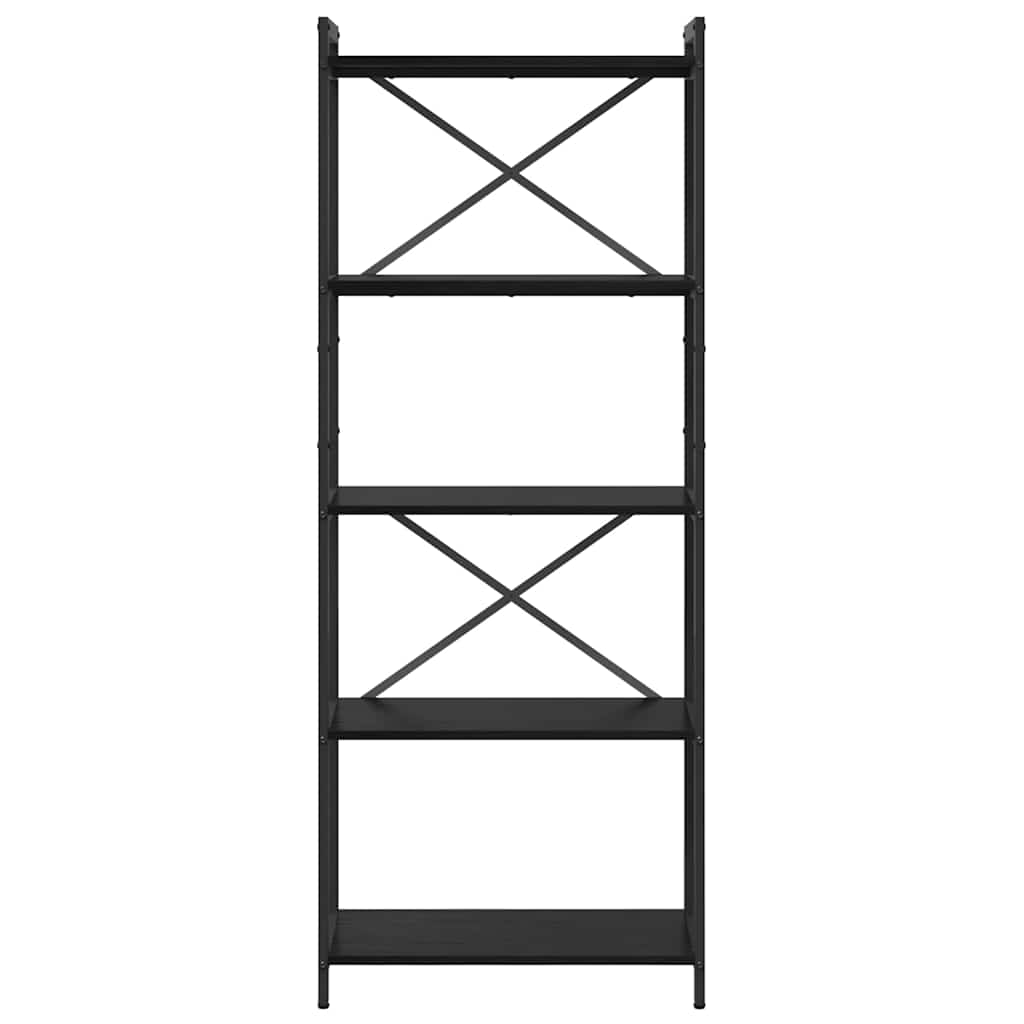 Estante Carvalho preto 60 x 30 x 153 cm Madeira processada