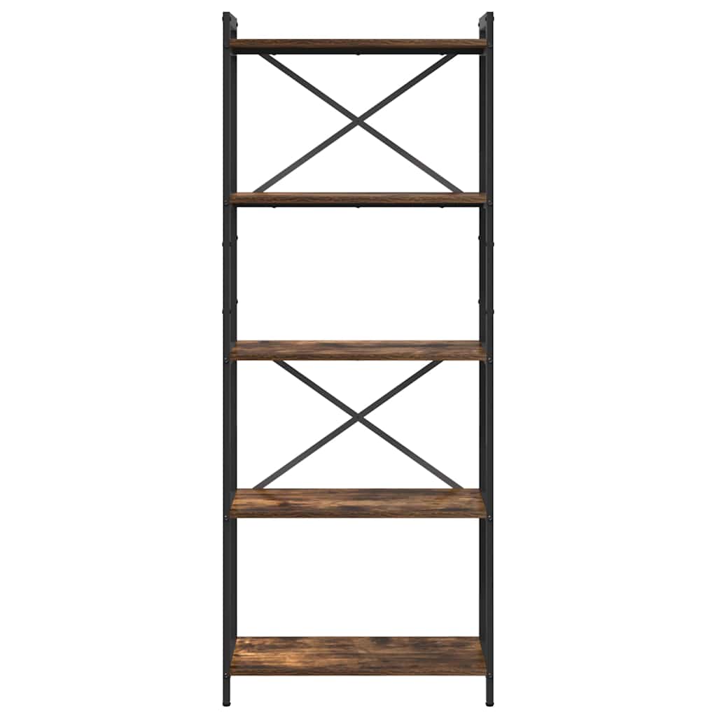 Estante Carvalho fumado 60 x 30 x 153 cm Madeira processada