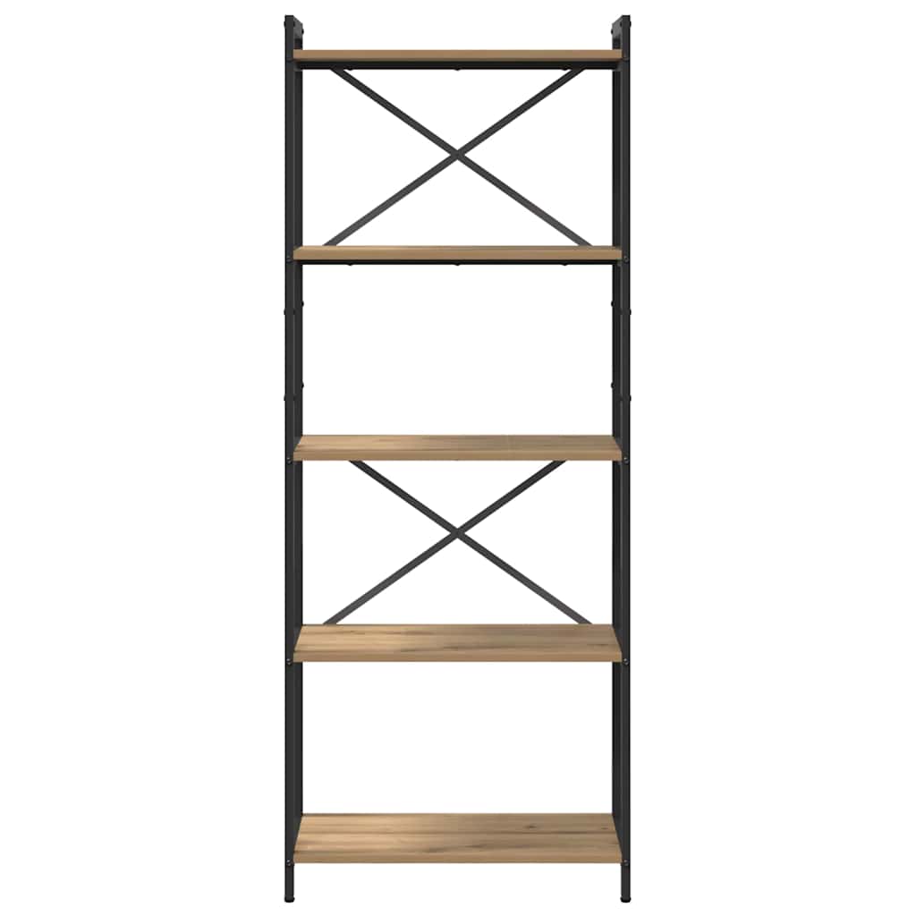 Estante carvalho artisiano 60 x 30 x 153 cm Madeira processada