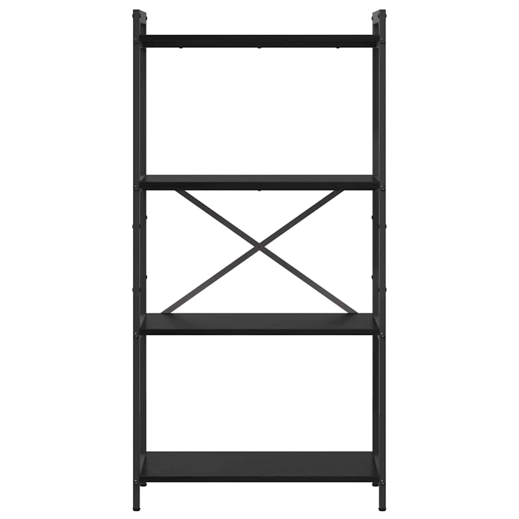 Estante Carvalho preto 60 x 30 x 118 cm Madeira processada