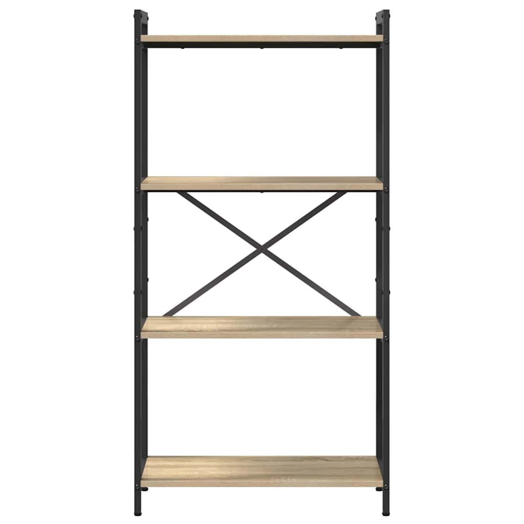 Estante Carvalho sonoma 60 x 30 x 118 cm Madeira processada