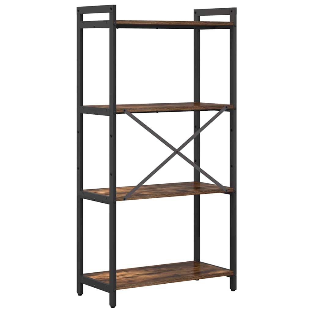 Estante Carvalho fumado 60 x 30 x 118 cm Madeira processada